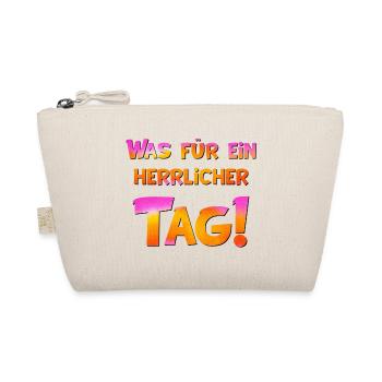 Was für ein herrlicher Tag! - Bio-Täschchen - Natur - Vorne