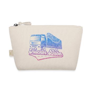Trucker Trucker Babe Truck Truck Driver - Organic Pouch - nature - Front
