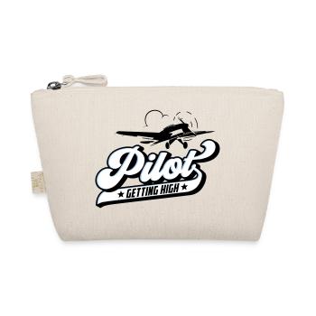 Flying Pilot Pilot | Colors can be changed - Organic Pouch - nature - Front