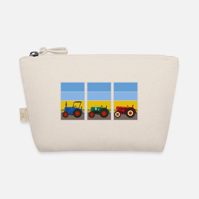 Retro Oldtimer-Traktoren Bio-Täschchen