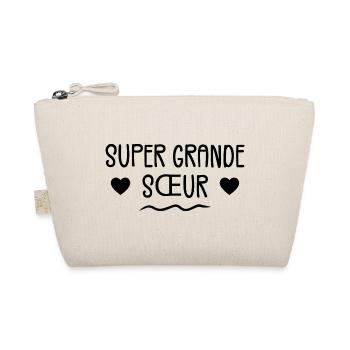Cadeau De Cœurs Super Meilleure Grande Sœur - Trousse biologique - nature - Devant