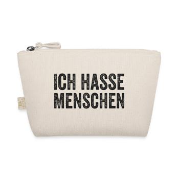 Ich hasse Menschen - Bio-Täschchen - Natur - Vorne