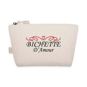 Bichette d'amour cadeau fête des mères maman - Trousse biologique - nature - Devant