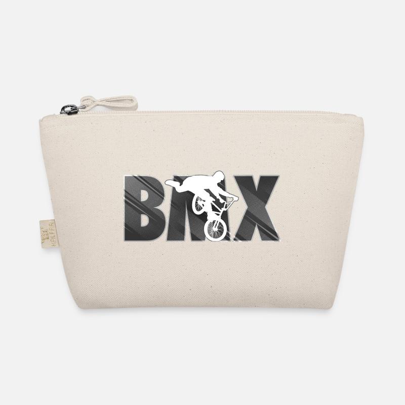 BMX Trick Cyclist Biker shirt Organic Pouch