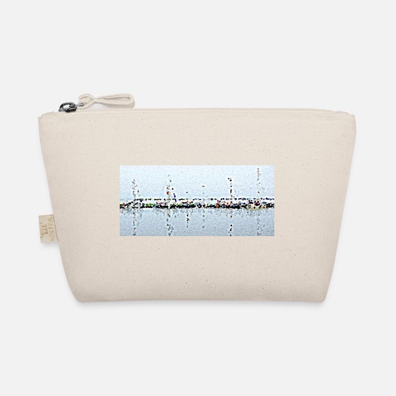 Boote und ihre Reflexion Bio-Täschchen