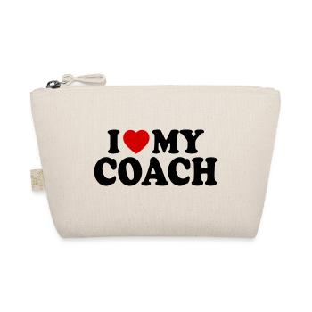 I love my coach - Bio-Täschchen - Natur - Vorne