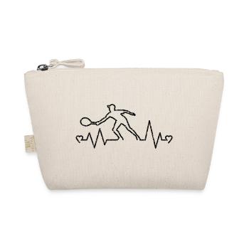tennis,tennis fans,ping pong,tennisman,gift - Organic Pouch - nature - Front