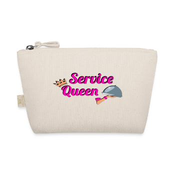 Damen Service Queen Kellner Bedienung Barkeeper - Bio-Täschchen - Natur - Vorne