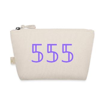 Engelszahlen |555|. - Bio-Täschchen - Natur - Vorne