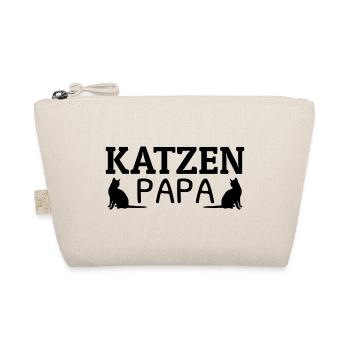 Bester Katzen Papa der Welt Katzenpapa Hauskatzen - Bio-Täschchen - Natur - Vorne