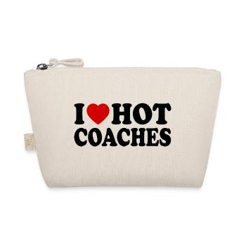 I love hot coaches - Bio-Täschchen - Natur - Vorne