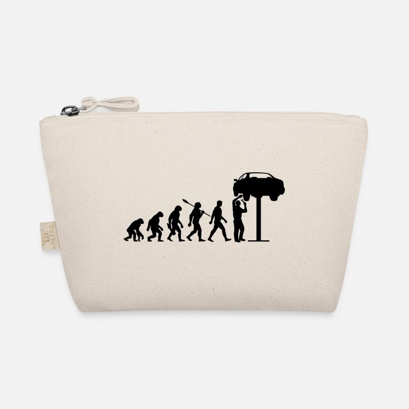 Evolution - Car - Car Mechanic - Mechanic Organic Pouch