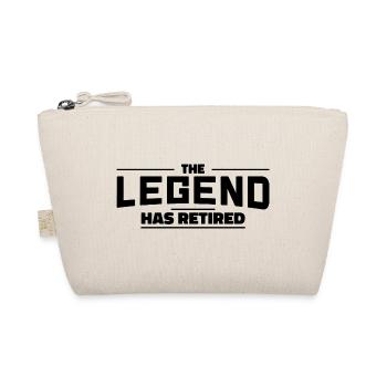 The Legend has Retired Rente Renter Gift - Organic Pouch - nature - Front