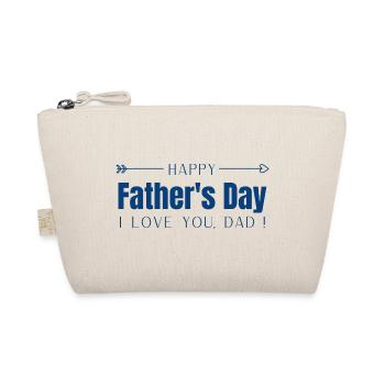 Happy Father's Day - I Love You Dad - Organic Pouch - nature - Front