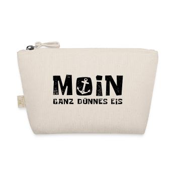 Moin - ganz dünnes Eis - Morgenmuffel - Bio-Täschchen - Natur - Vorne