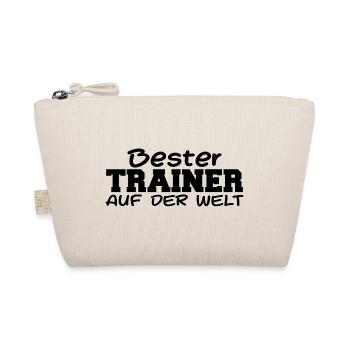 Bester Trainer Training Teamtrainer Trainieren - Bio-Täschchen - Natur - Vorne