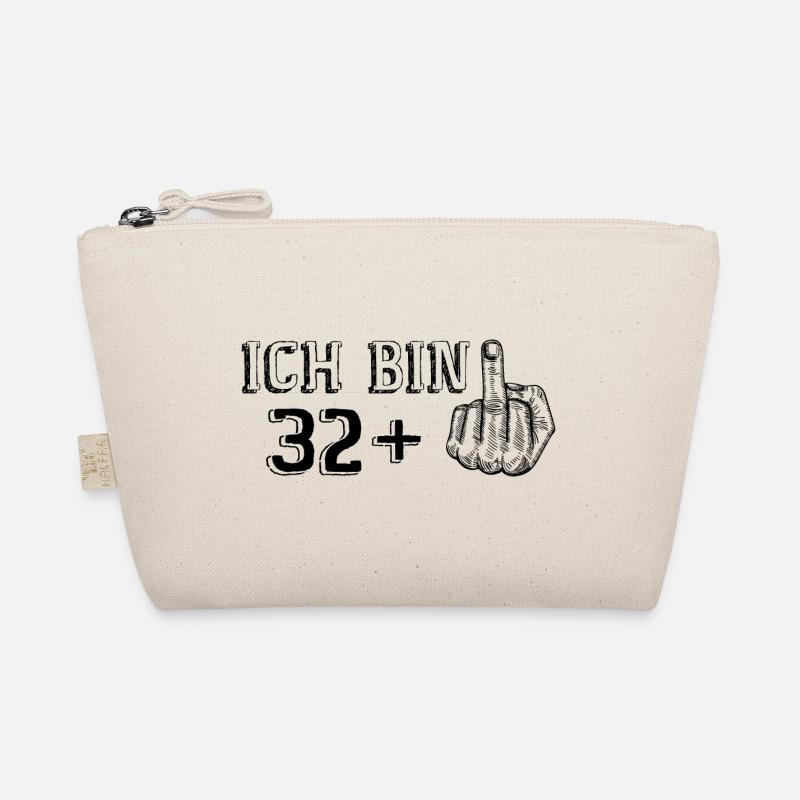 Lustiges Geburtstagsgeschenk Ich Bin 32 Mehr 1 Bio-Täschchen