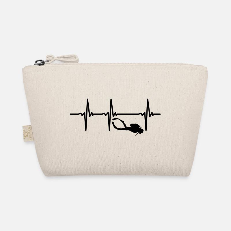 Heartbeat scuba diving - scuba diving Organic Pouch