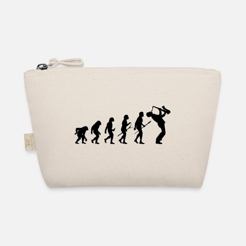 Saxophon Saxophonist Saxophonist Evolution Funny Bio-Täschchen