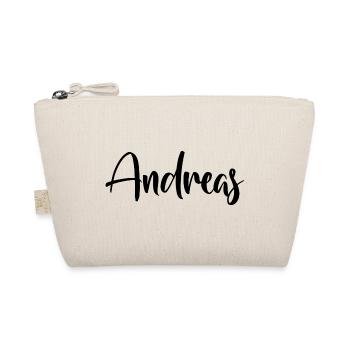 First name Andreas - Organic Pouch - nature - Front