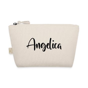 First name Angelica - Organic Pouch - nature - Front