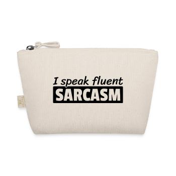 I Speak fluent Sarcasm Sarkastische Person Humor - Bio-Täschchen - Natur - Vorne