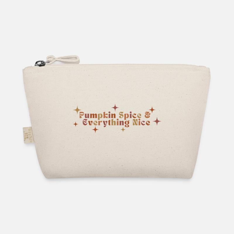Pumpkin Spice & Everything Nice Autumn Fall Season Organic Pouch