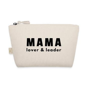 Mama – lover & leader - Bio-Täschchen - Natur - Vorne