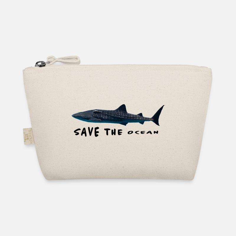 Save the ocean - Haifisch - Wal Bio-Täschchen