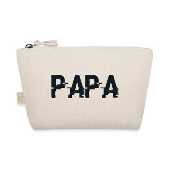 Dad Gift - The Best Dad - Organic Pouch - nature - Front