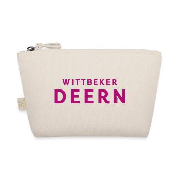 „Wittbeker Deern“ pink - Bio-Täschchen - Natur - Vorne