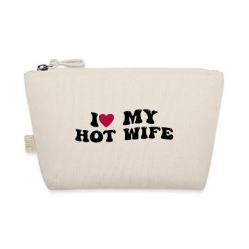 Love of my hot wife - Organic Pouch - nature - Front