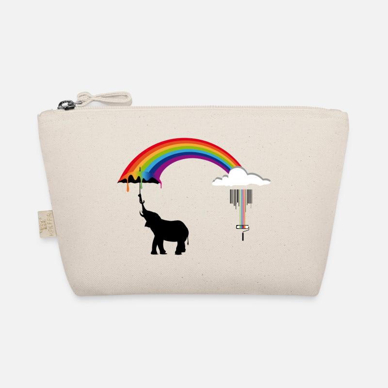 A paint roller with a bar code Organic Pouch