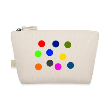Bunte Punkte - Bio-Täschchen - Natur - Vorne