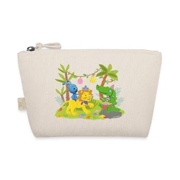 KiKANiNCHEN Dschungelparty - Bio-Täschchen - Natur - Vorne