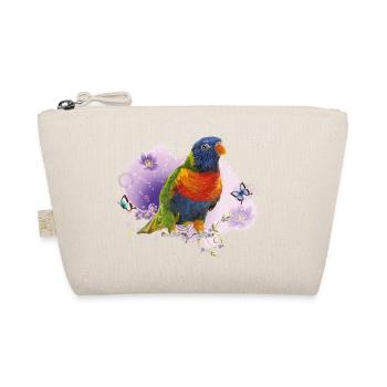 Rainbow lori - Organic Pouch - nature - Front