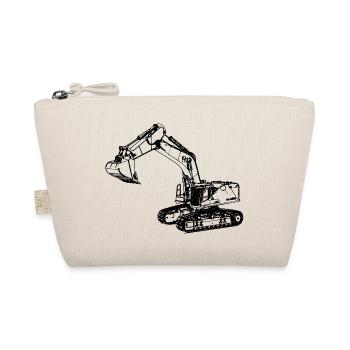 Excavator chain excavator earthworks civil engineering excavatrice - Organic Pouch - nature - Front