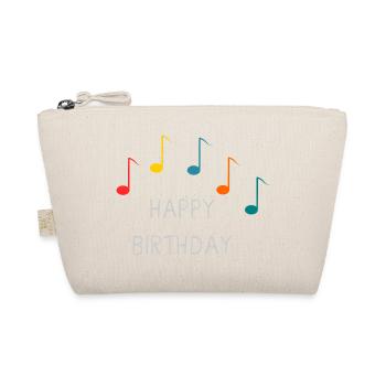 anniversary. HAPPY BIRTHDAY. Happy birthday. - Organic Pouch - nature - Front