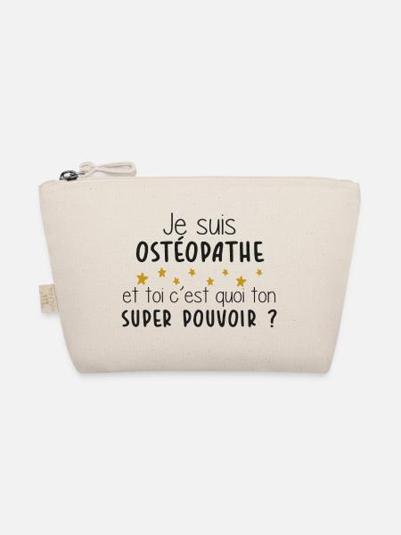 Ostéopathe - Super Pouvoir - Cadeau - Ostéo - Trousse biologique - nature - Devant
