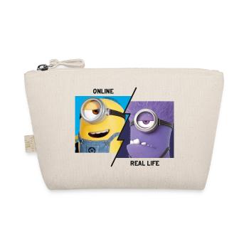 Minions Stuart Online Vs. Real Life - Organic Pouch - nature - Front