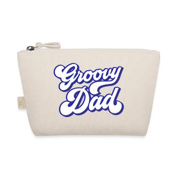Groovy Dad | Colors can be changed | - Organic Pouch - nature - Front