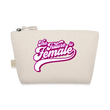Empowering women for the future | Colors can be changed - Organic Pouch - nature - Front