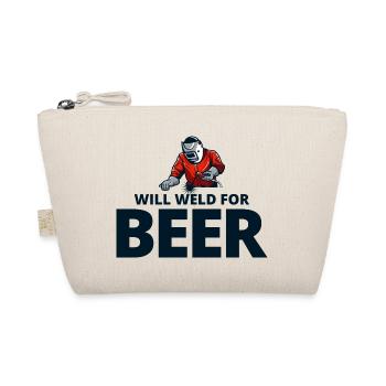 Welding Welder Metal Construction Ironworker Beer - Organic Pouch - nature - Front