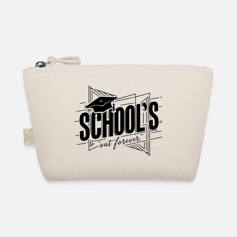 Schulabschluss Abschlussfeier School`s Out Forever Bio-Täschchen