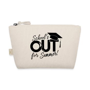 Schulabschluss Schulende School`s Out For Summer - Bio-Täschchen - Natur - Vorne