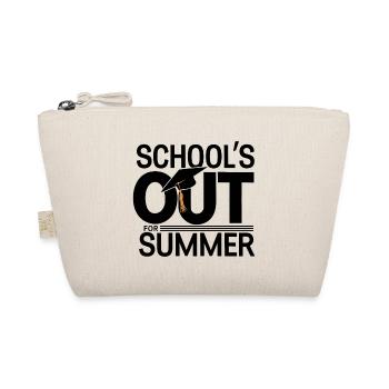 Schulabschluss Schulende School`s Out For Summer - Bio-Täschchen - Natur - Vorne