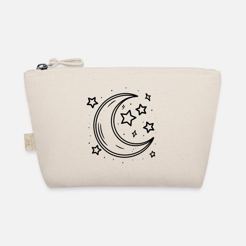 Crescent Moon Crescent Moon and Stars Organic Pouch