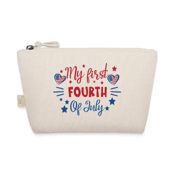 My First Fourth of July Independence Day America - Organic Pouch - nature - Front