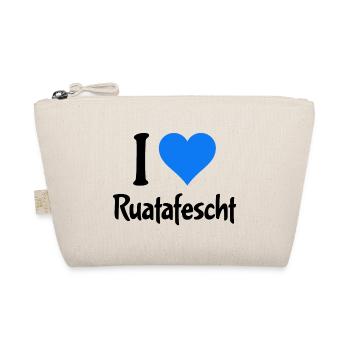 I Love Ruatafest Rutenfest Ravensburg Oberschwaben - Bio-Täschchen - Natur - Vorne
