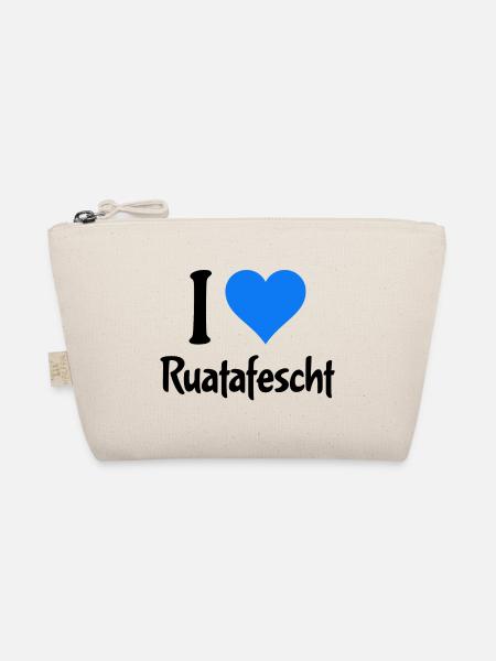 I Love Ruatafest Rutenfest Ravensburg Oberschwaben - Bio-Täschchen - Natur - Vorne